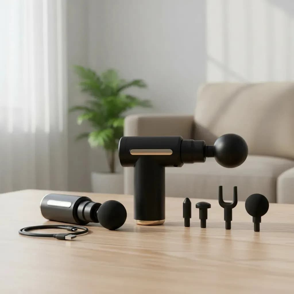 Massageador Elétrico Muscular Pistola Fisioterapia Cor Preto — imagem 4