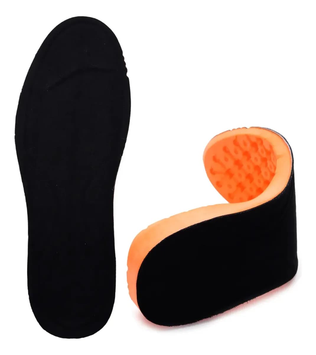 Kit 2 Palmilhas De Gel Anatomica Ortopedica Confortável Cor Preto Tamanho da palmilha 45/46 — imagem 6