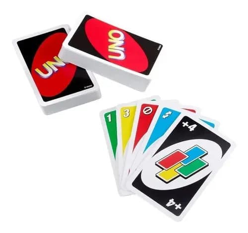 Jogo de Cartas UNO Clássico Colorido Mattel — imagem 3
