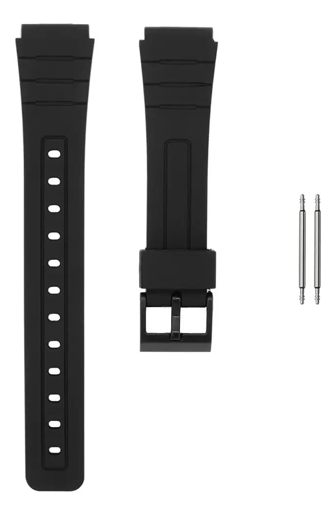 Pulseira Para Relógio Casio F-91w F-94w F-105wf-106w+pinos — imagem 4