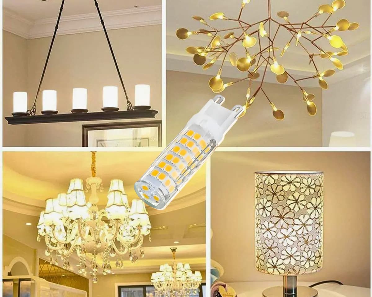 5 Lampada Led Halopim G9 12w 88 Led Lustre Arandela Cor da luz Branco-quente 12W Goldensky — imagem 6
