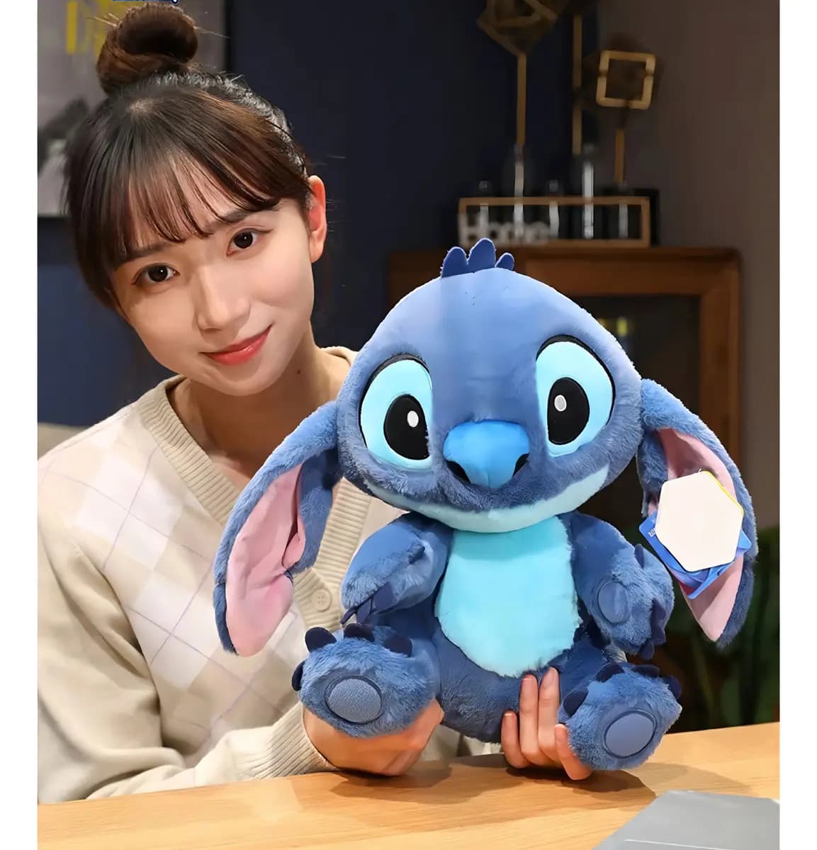 Stitch Urso Pelúcia Lilo E Stitch 35cm Antialérgico -marca registrada- Brinquedo Criativo — imagem 2