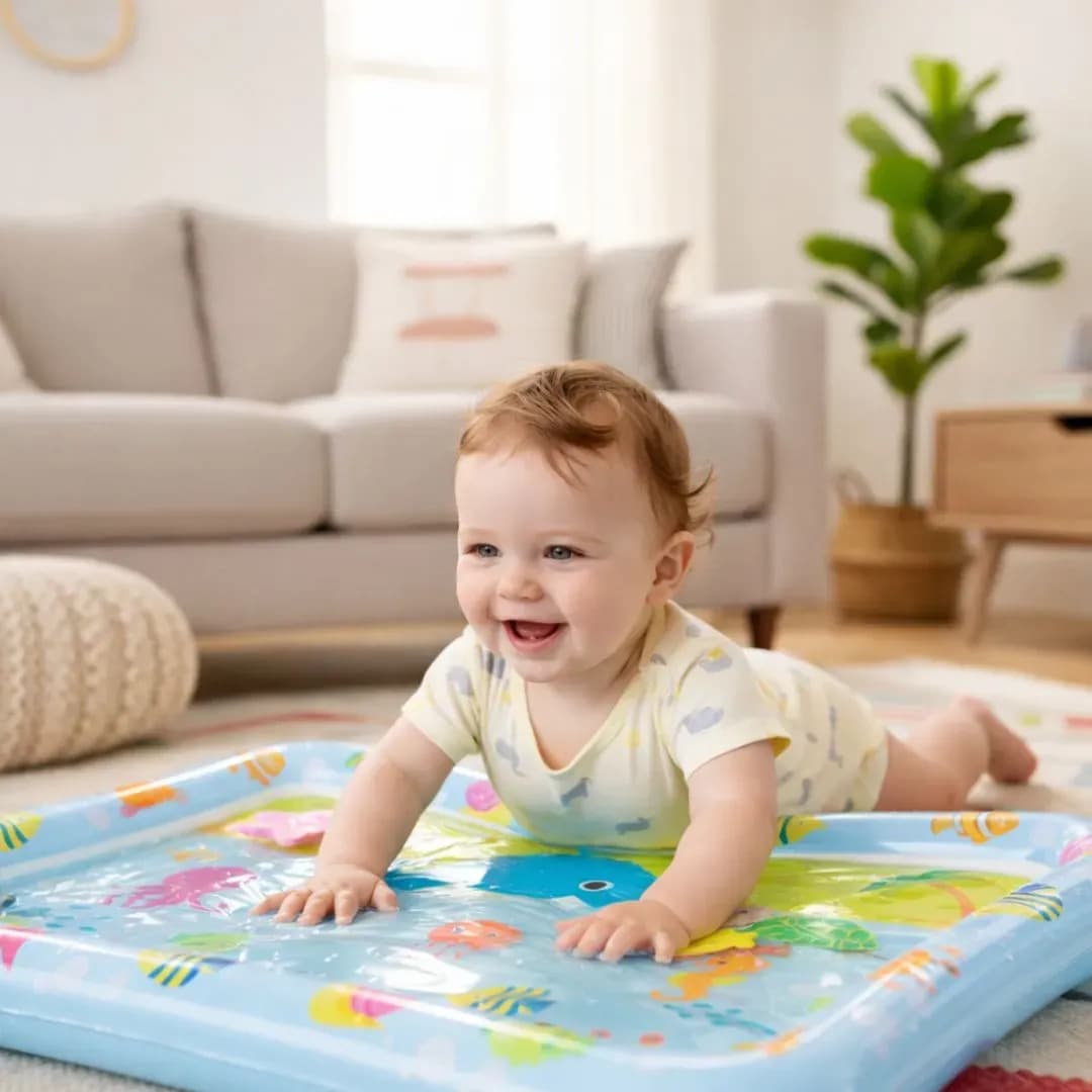 Tapete De Atividades Infantil Bebê Inflável Água Beexcellent — imagem 4