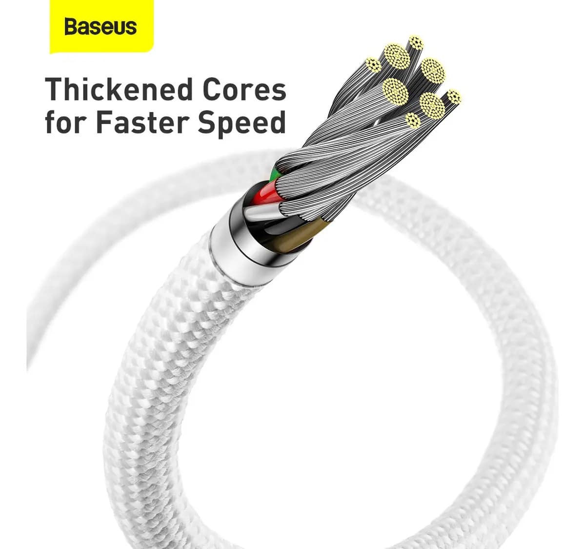 Cabo Turbo Baseus P/ iPhone Usb-c P/ Lightning 20w 2m — imagem 6