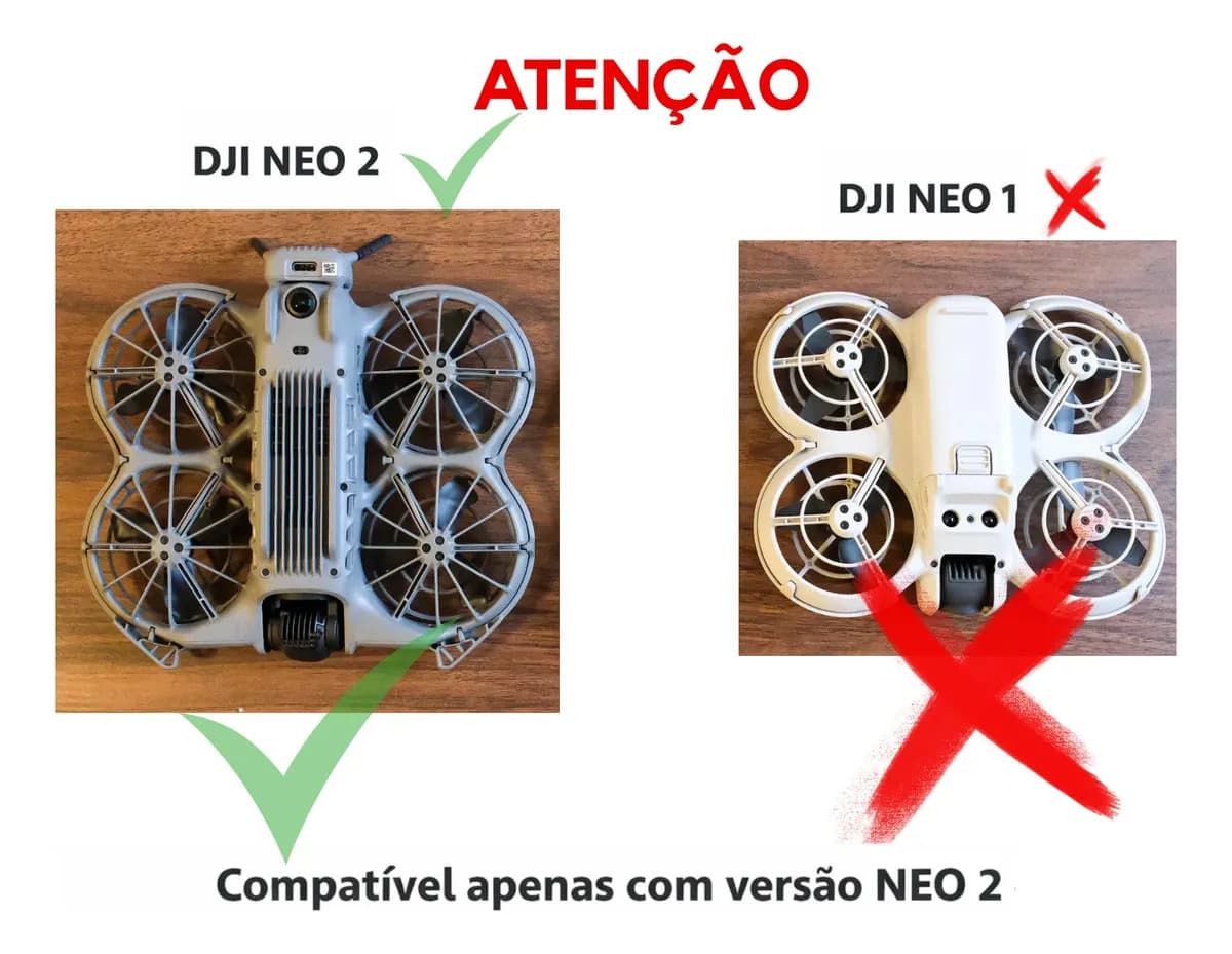 Case Dji Neo 2 Drone Com Porta Baterias Controle E Acessório Cor Preto — imagem 6
