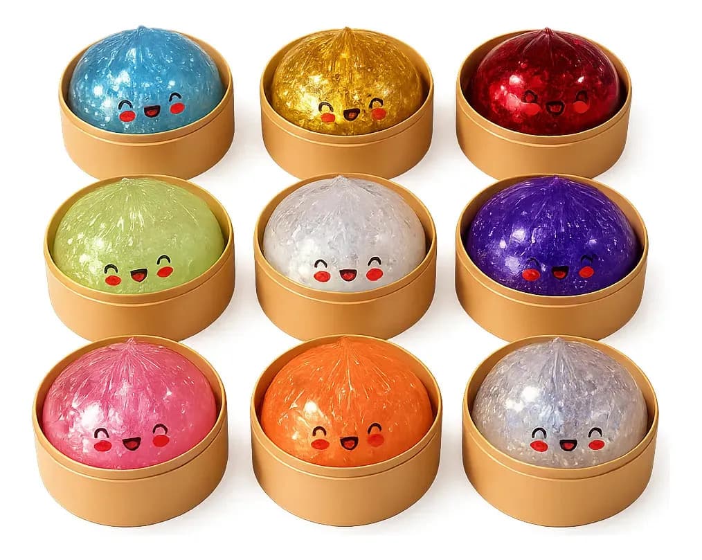 Brinquedo Squishy Infantil Ant. Brinquedo De Apertar Colorido
