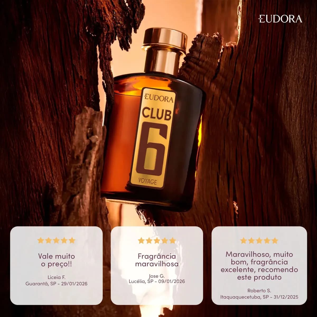 Club 6 Voyage Desodorante Colônia 95ml — imagem 4