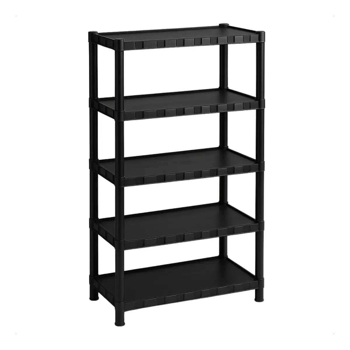Estante Plastica Modular 5 Prateleiras Multiuso Organizadora Preta - Marianopole — imagem 2