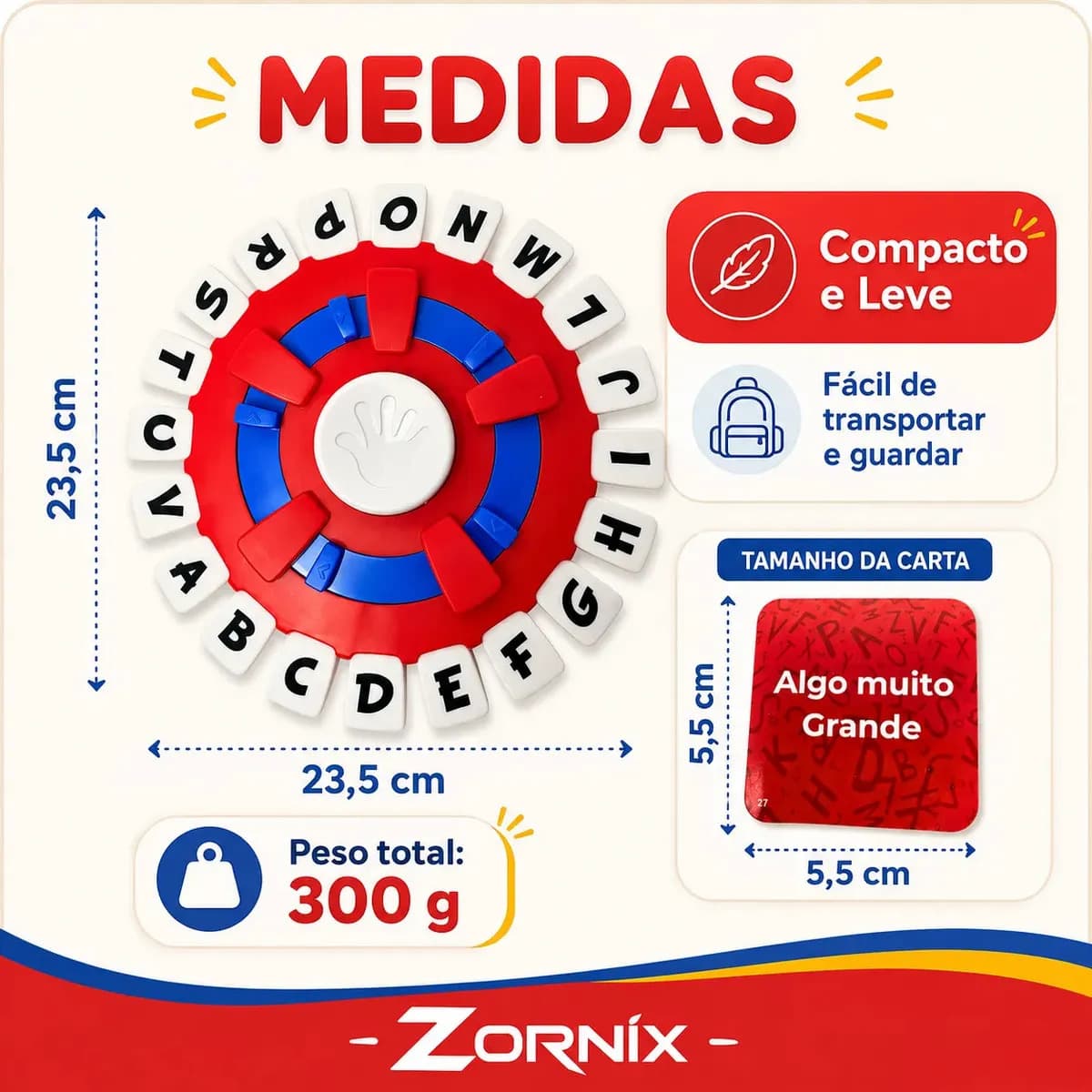 Jogo De Palavras Divertido Adedonha Caça Palavras Stop Carta Tabuleiro Zornix Familia Adultos E Crianças — imagem 5