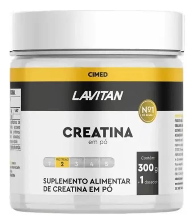 Creatina Pura em Pó Monoidratada Lavitan Cimed 300g — imagem 2