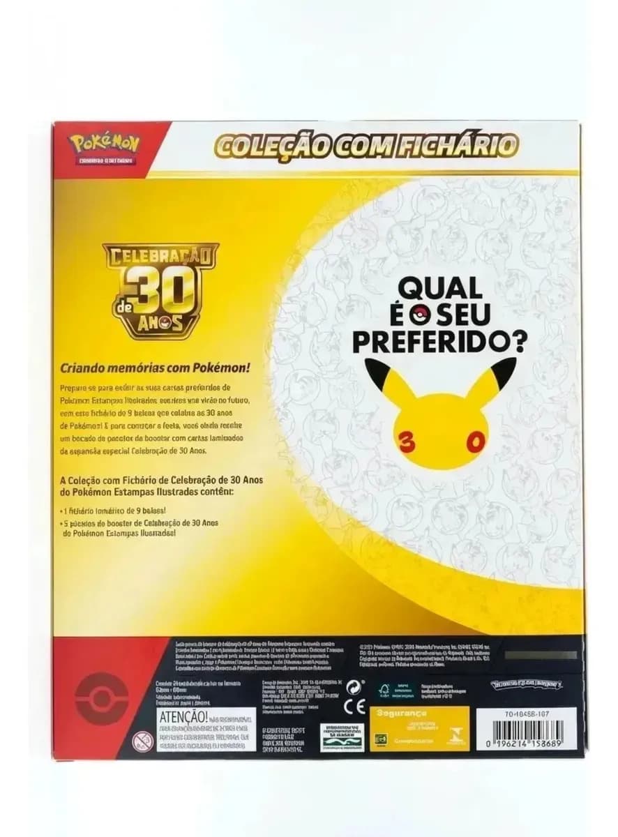 Pokémon Celebração de 30 anos – Box Coleção com Fichário — imagem 3