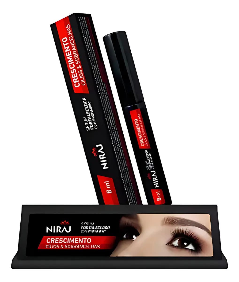 Sérum Fortalecedor Niraj Indiani Crescimento Cílios Sobrancelhas 8ml — imagem 2
