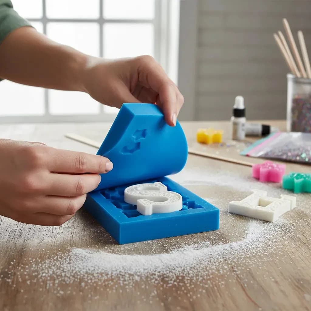 Borracha De Silicone Azul Alta Flexibilidade Para Moldes Com Catalisador Redelease - ML — imagem 5
