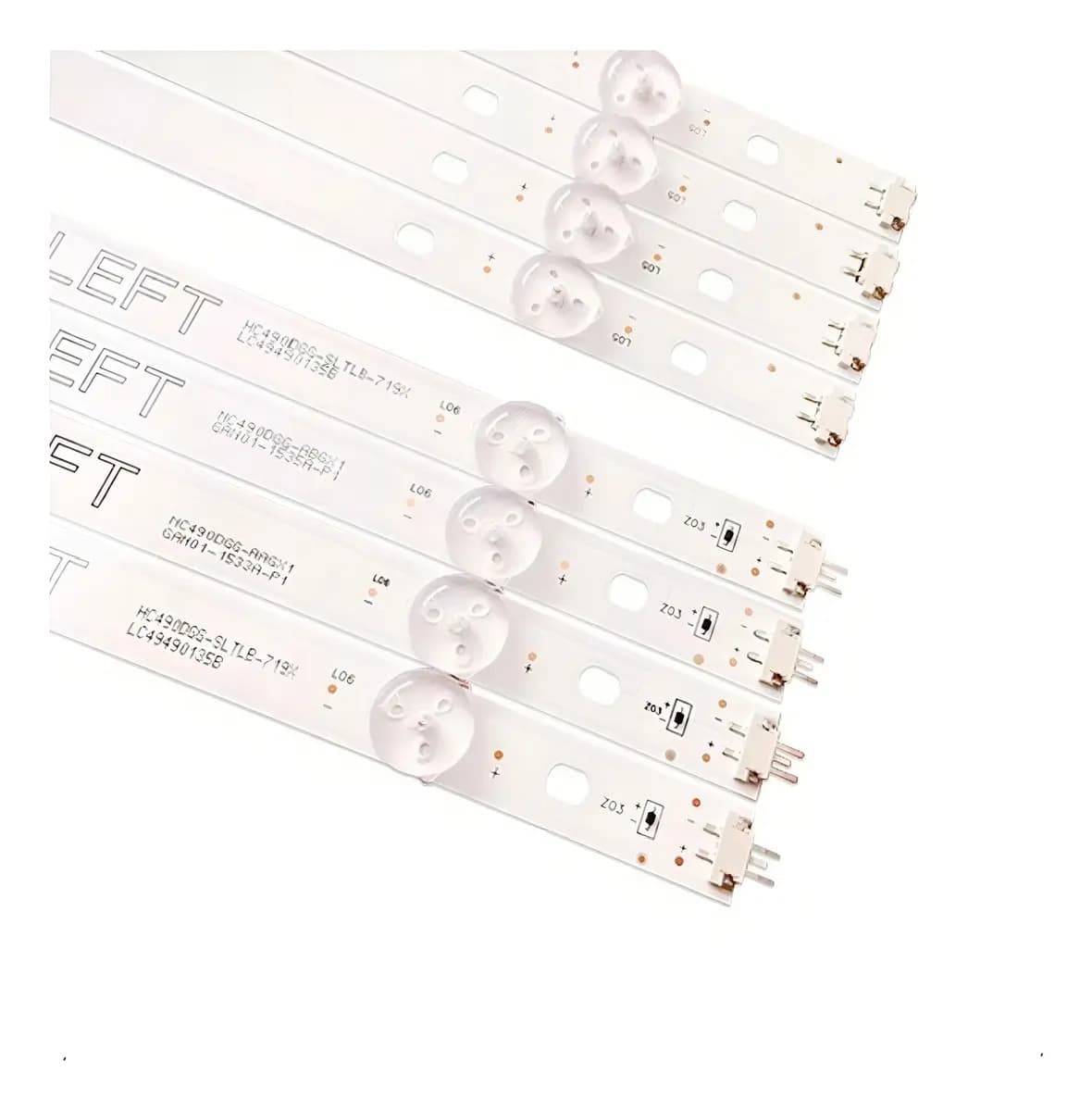 Kit Barra Led Tv LG 49lj5550 Compatível 8 Barras De Leds King Note