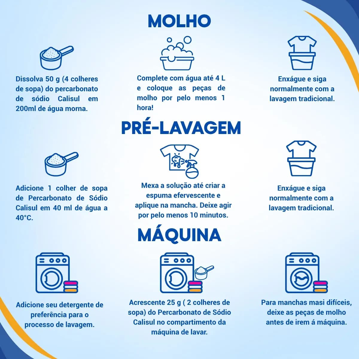 Percarbonato De Sódio 100% Puro Tira Manchas Alvejante - 1kg Calisul — imagem 6
