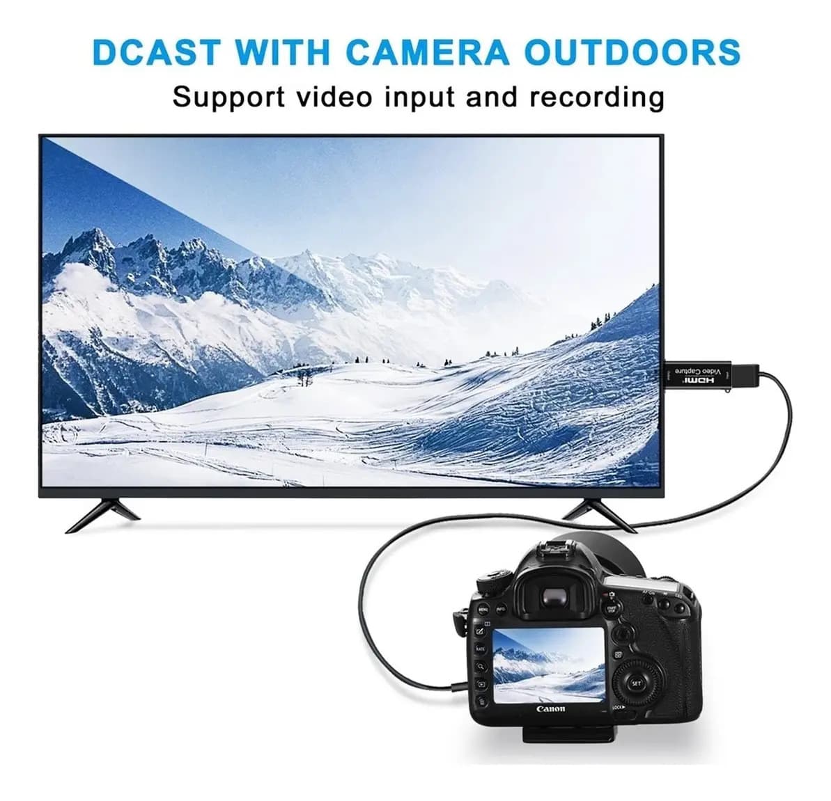 Placa De Captura Hdmi 4k Usb 1080p Full Hd Live Streaming Conversor Video Gamer Plug Play Chrome Technology — imagem 3
