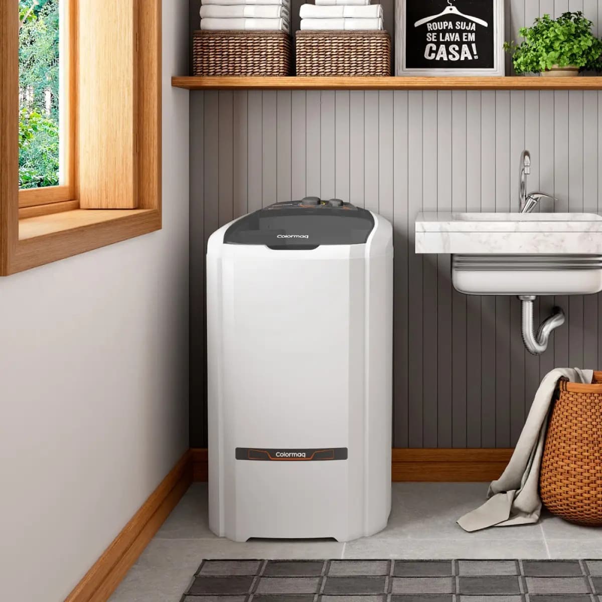 Lavadora De Roupas Semiautomática Lcs 20 20kg Colormaq Branco — imagem 6