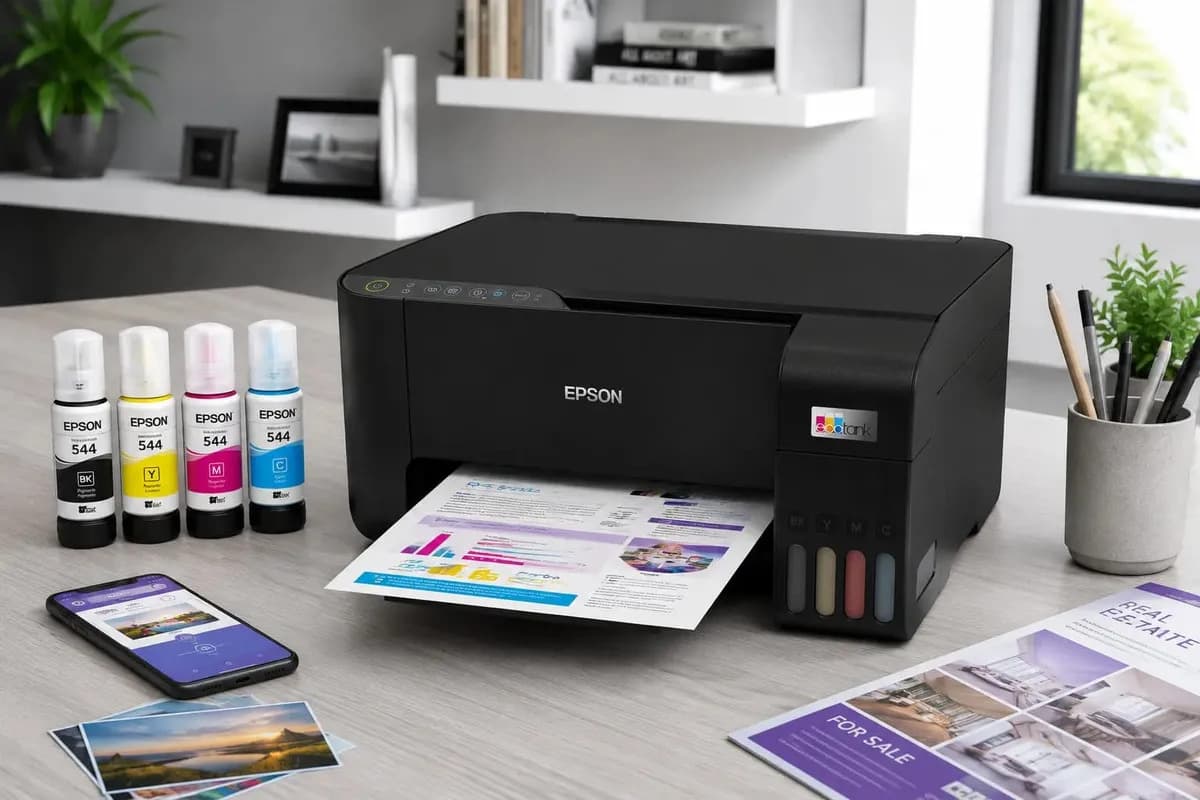 Impressora multifuncional Wi-Fi Epson Ecotank L3250 Mod C11CJ67301 — imagem 4