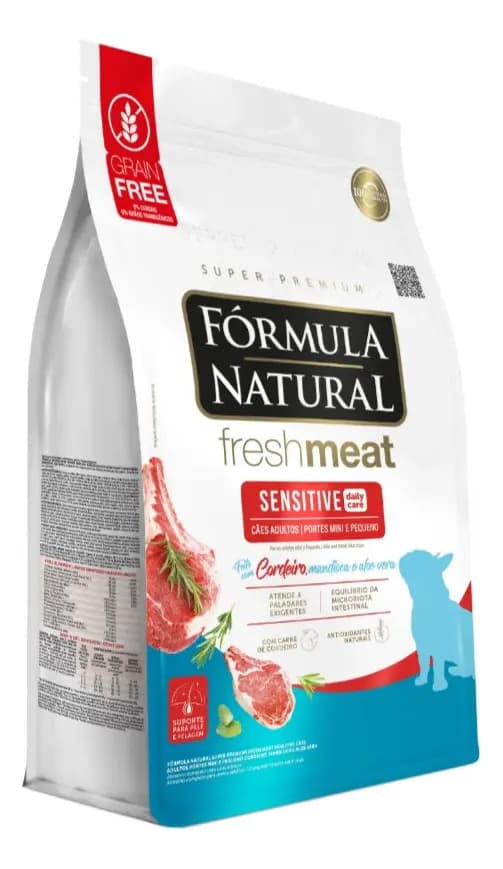 Ração P/caes Adultos Fresh Meat Sensitive Min E Peq 1kg — imagem 5