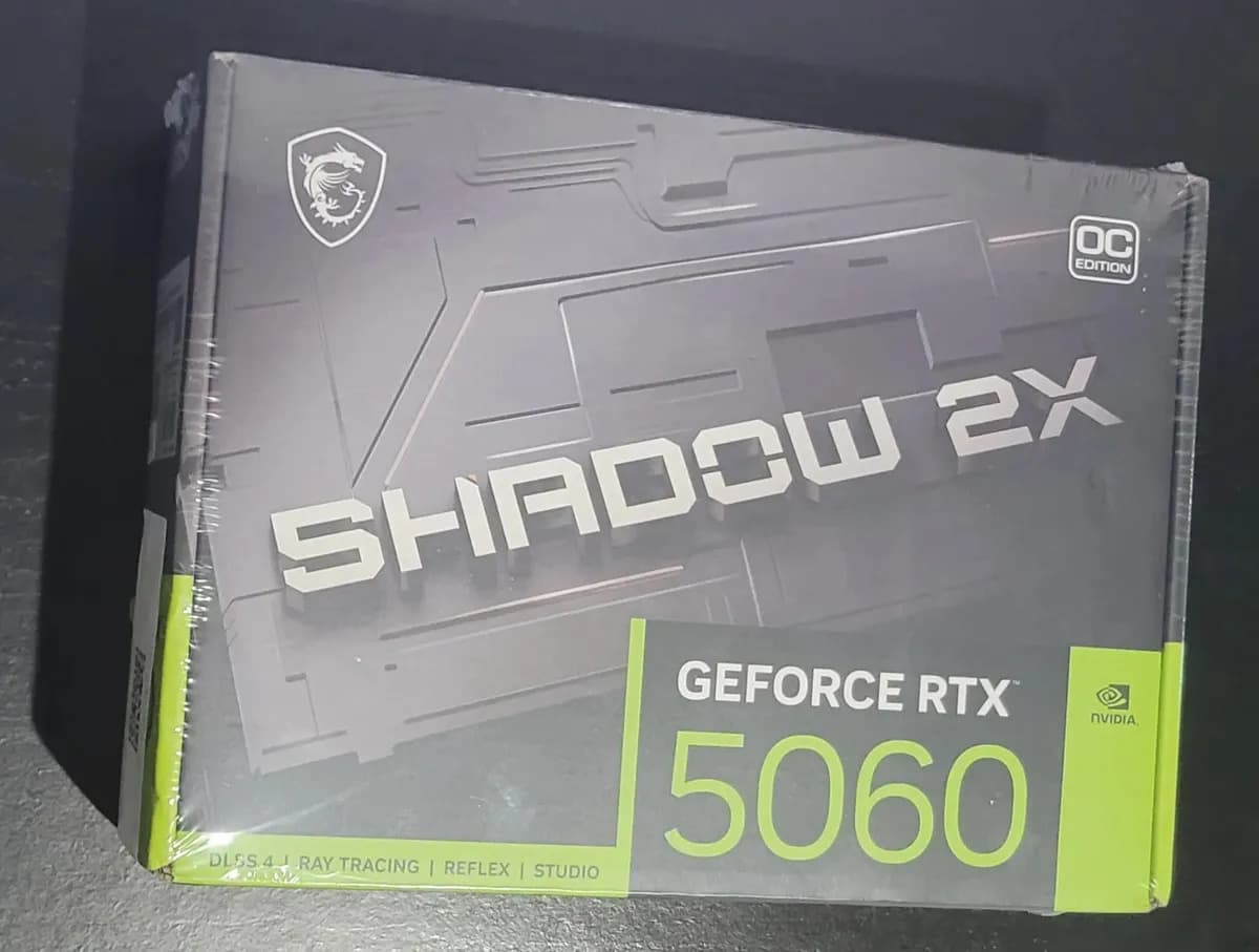 Placa De Vídeo Nvidia Msi Geforce 5060 8gb shadow 2x oc Edition — imagem 6
