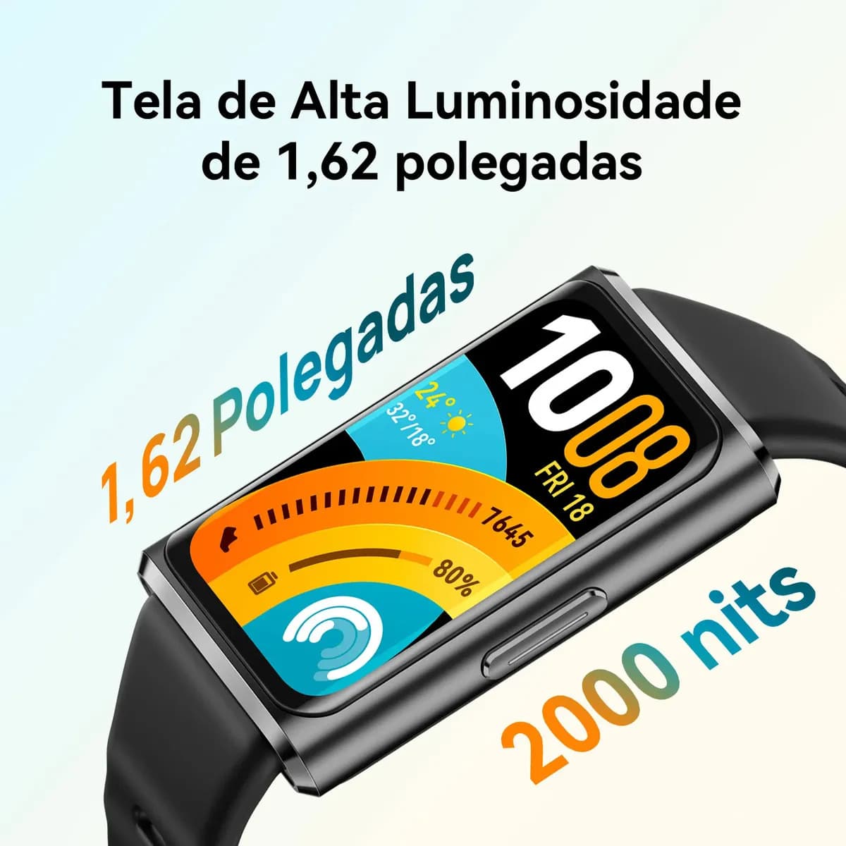 Smartwatch HUAWEI Band 11 Pro Posicionamento GNSS Autônomo Tela 162" AMOLED Bateria com Autonomia de Até 14 Dias Monitoramento Aprimorado do Sono Compatível com — imagem 3