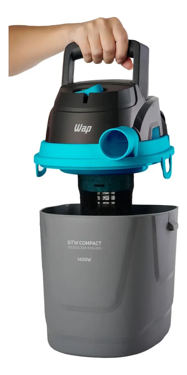 Aspirador De Pó E Líquido Portátil Wap Gtw Compact 1400w 5,5L 127V — imagem 6
