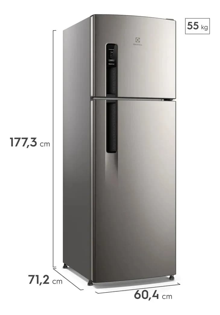 Geladeira Electrolux Frost Free 380l Autosense Inverter Duplex Inox Look (if41s) — imagem 2