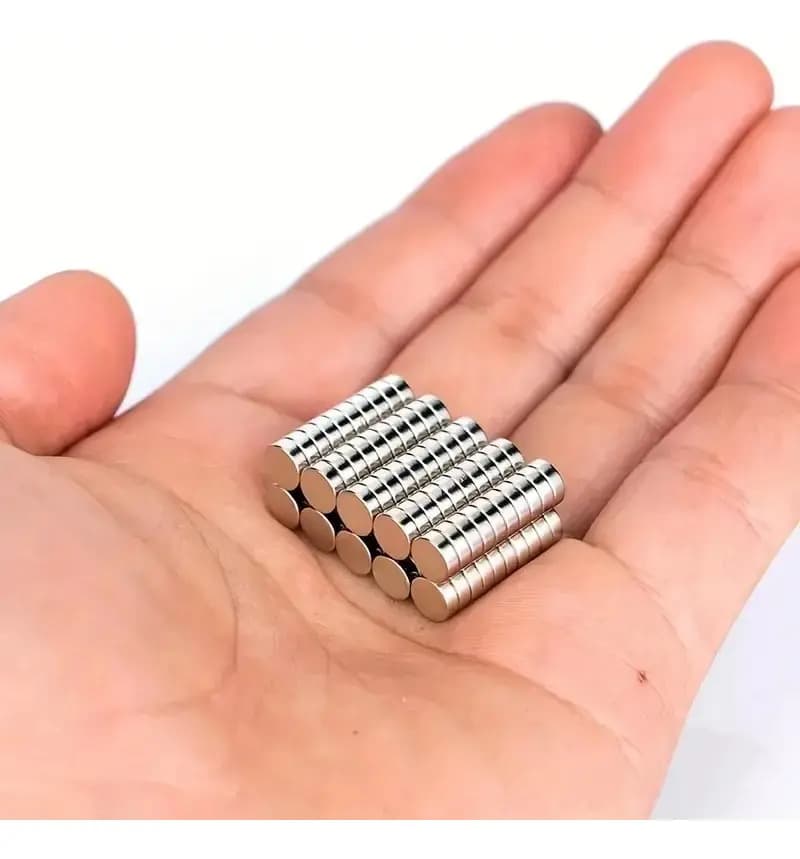 100 Unidades De Ímã De Neodímio - Disco 6x2mm — imagem 6