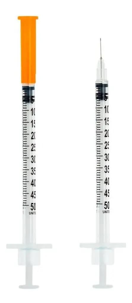 Seringa Insulina C Agulha Fixa 0,5ml 0,25mm X 6mm 31g 100un — imagem 4