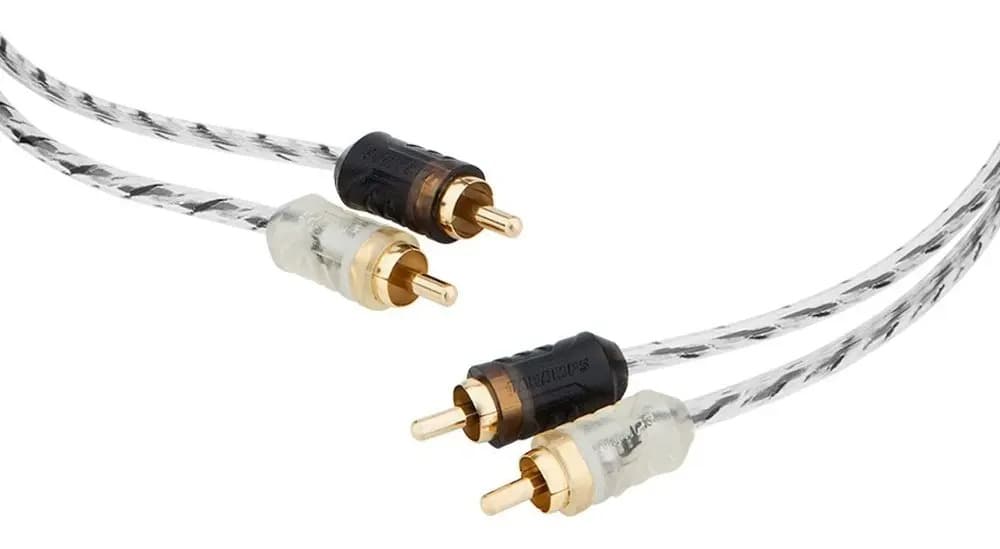 Cabo Rca Taramps 5 Metros 5m 500cm Estereo Banhado A Ouro Double Injetado Stereo Som Automotivo — imagem 5