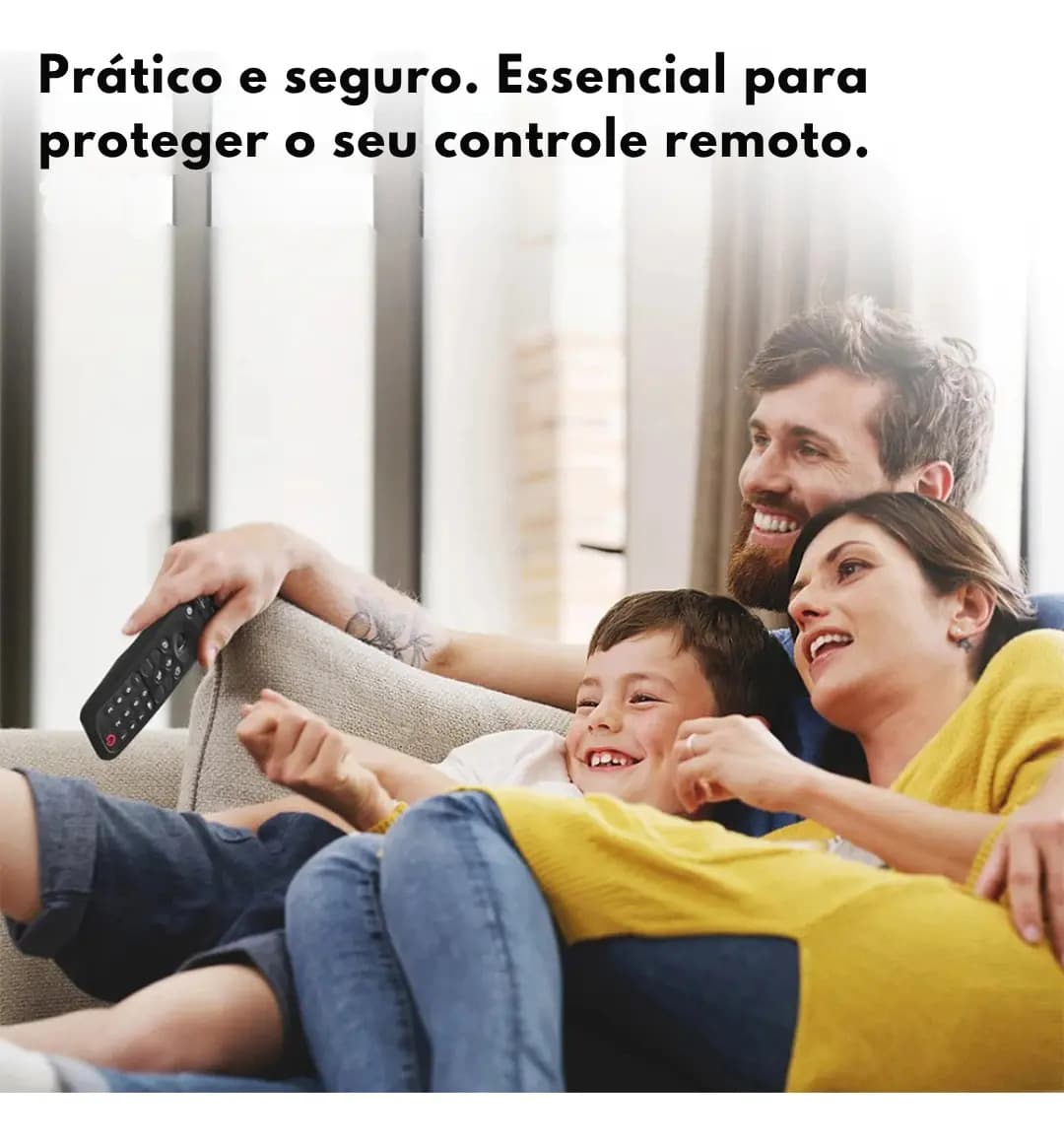 Capa Controle Remoto Case De Silicone Tv LG Magic Vermelha Vermelho — imagem 6
