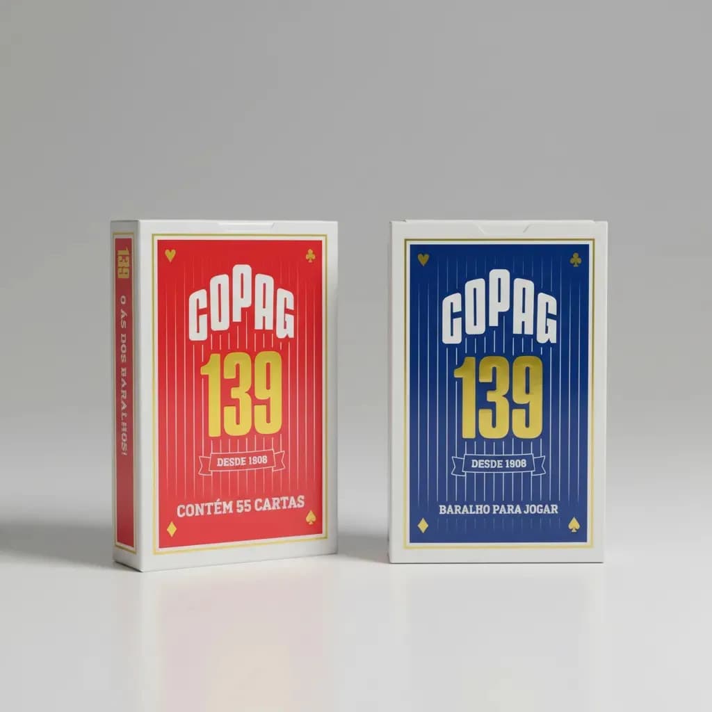 Kit 2 Jogo Baralho Profissional Copag 139 55 Cartas — imagem 5