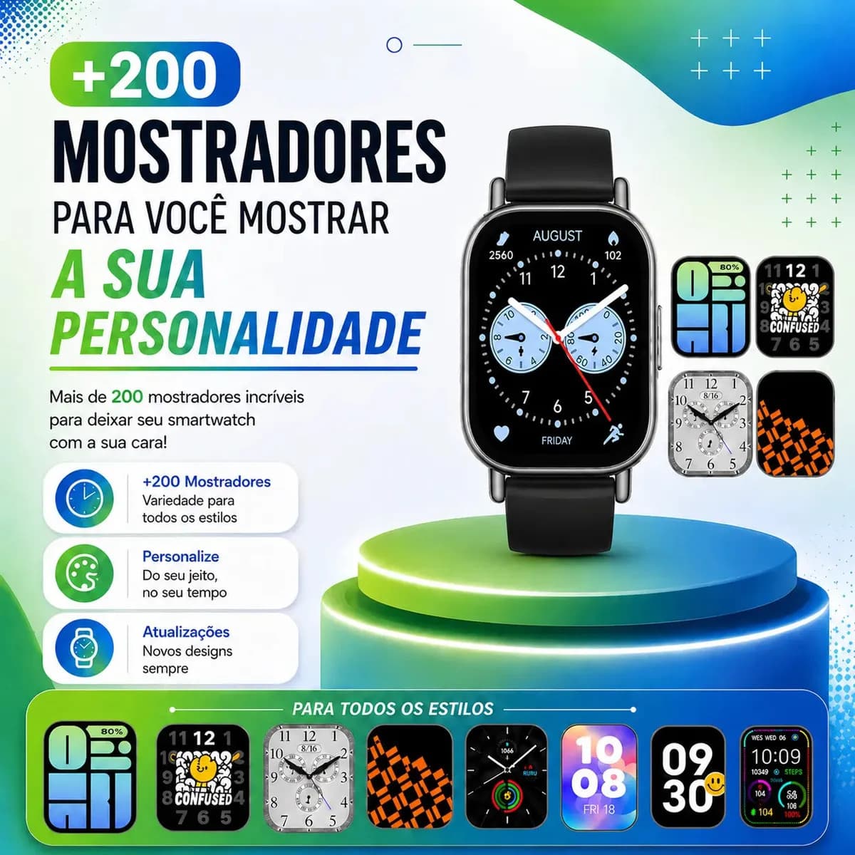 Relógio Smartwatch Redmi Watch 5 Active Lite Xiaomi Preto Prateado — imagem 2