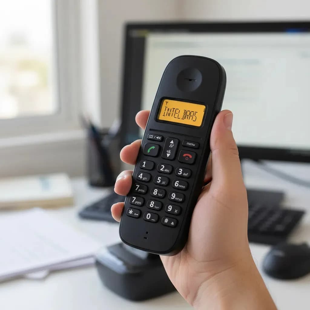 Telefone Sem Fio Intelbras Ts 2510 Preto Preto — imagem 5