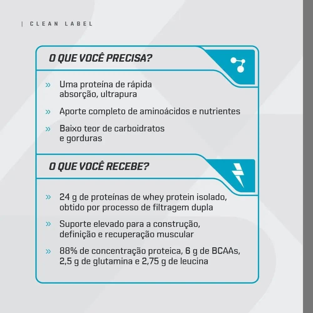 Whey Protein Isolado Dux Nutrition - Pote 900g Sabor Cappuccino — imagem 3