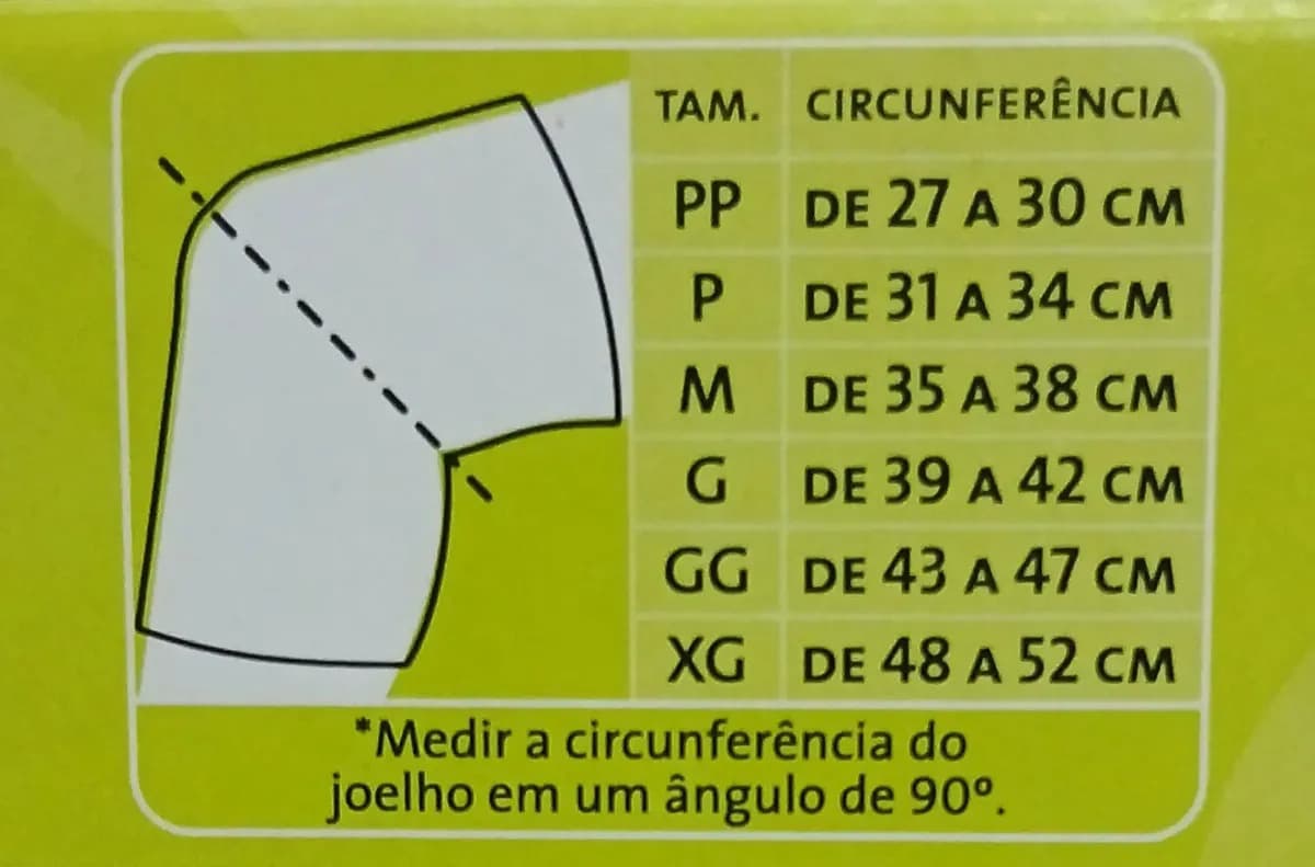 Joelheira Esporte C/ Orificio Reforçado Preta Bc0037 Mercur Tamanho PP — imagem 6