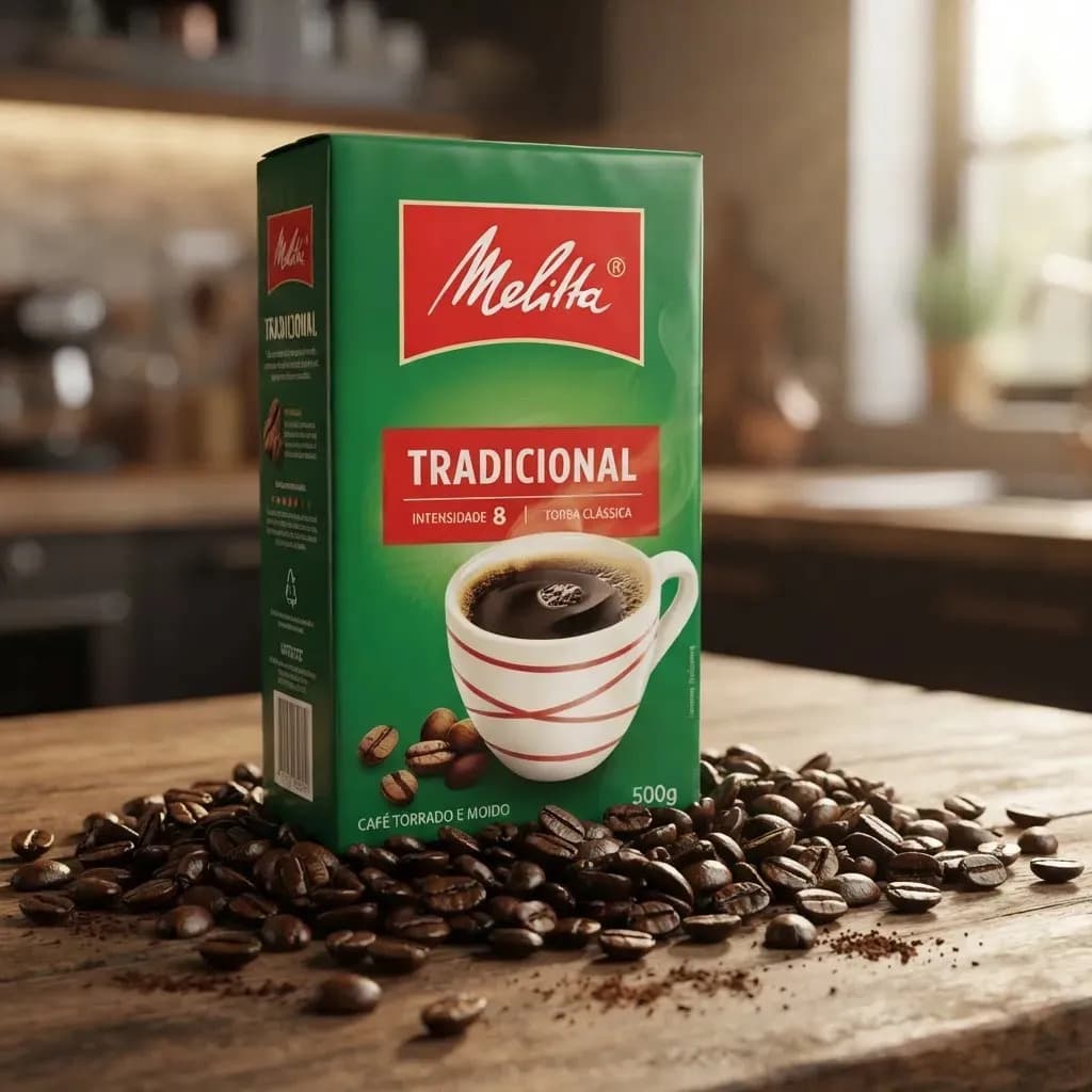 Café Melitta Torrado Moído Tradicional Intenso Vácuo 500g — imagem 2