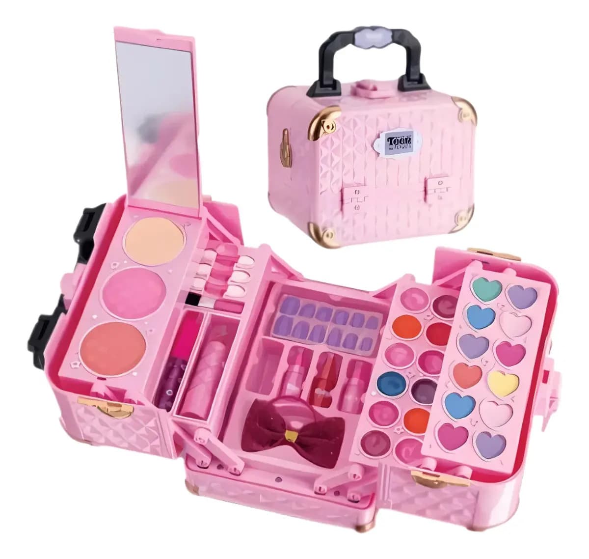 Maleta Dos Sonhos Maquiagem Infantil Teen Skv 120021 Fenzza Cor Rosa