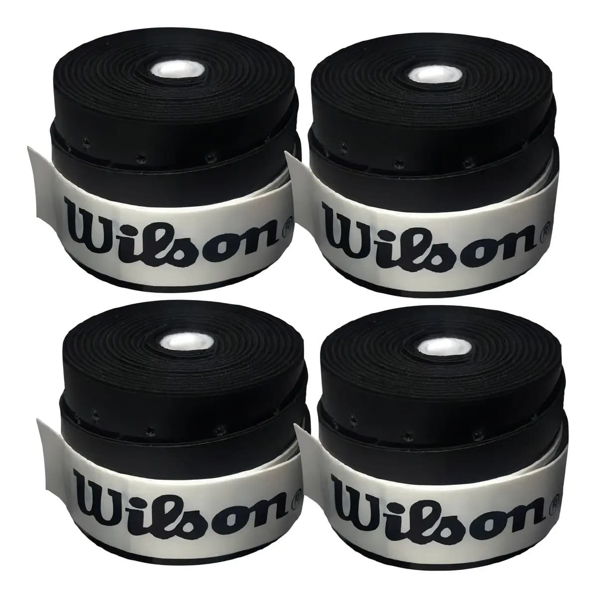 Kit 10 Overgrip Wilson Para Beach Tennis Padel Pickleball Cor Preto Fita Cabo Empunhadura — imagem 3