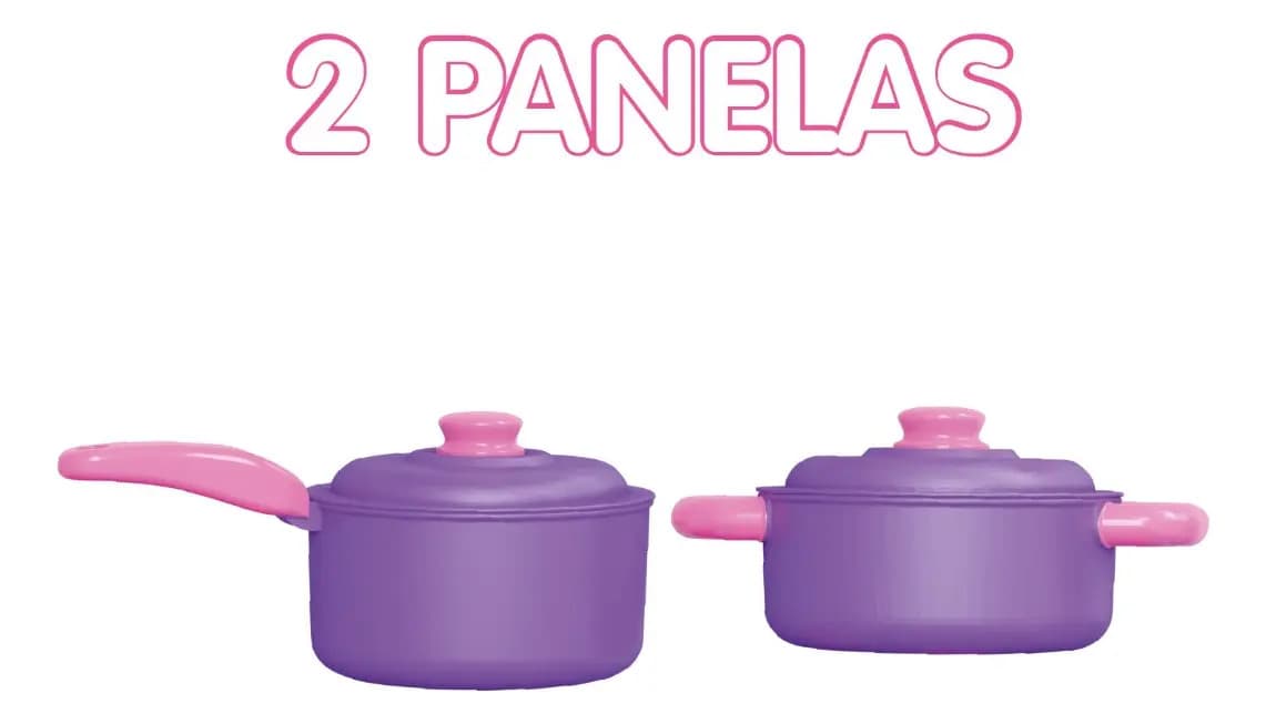 Cozinha Infantil De Brinquedo Completa Sai Água + Acessórios Cor Roxo — imagem 6