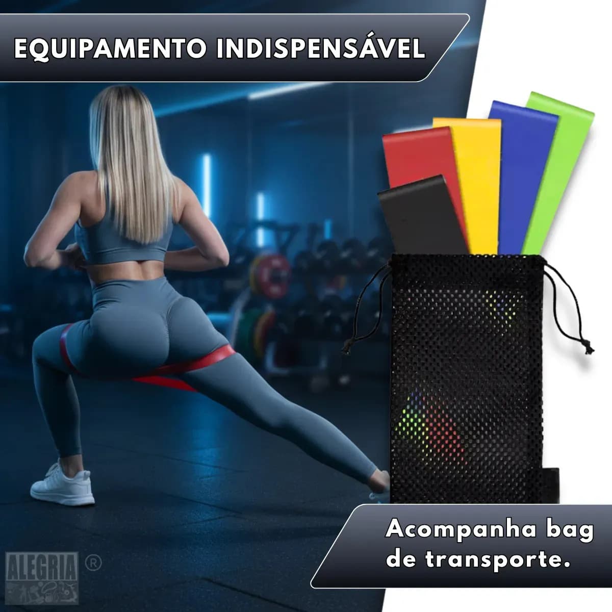 Kit 5 Faixa Elástica Super Mini Band Extensor Elástico Para Treino Resistência Funcional Academia Ginástica Yoga Esporte Banda Extra Forte De Treinamento Pilate — imagem 3