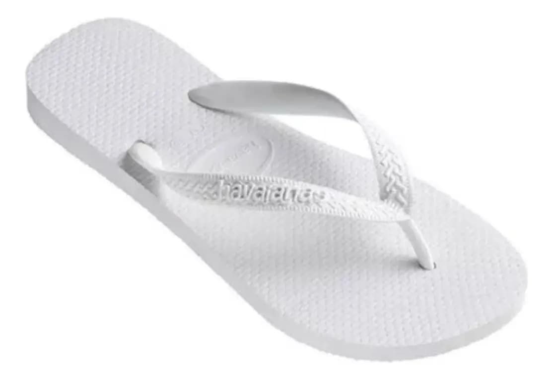 Chinelo Unissex Top Havaianas Liso Branco — imagem 2