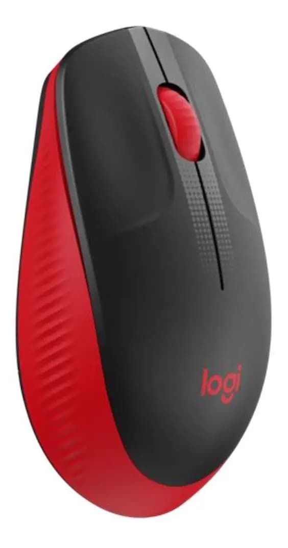 Mouse sem fio Logitech M190 com Pilha Inclusa - Vermelho — imagem 2