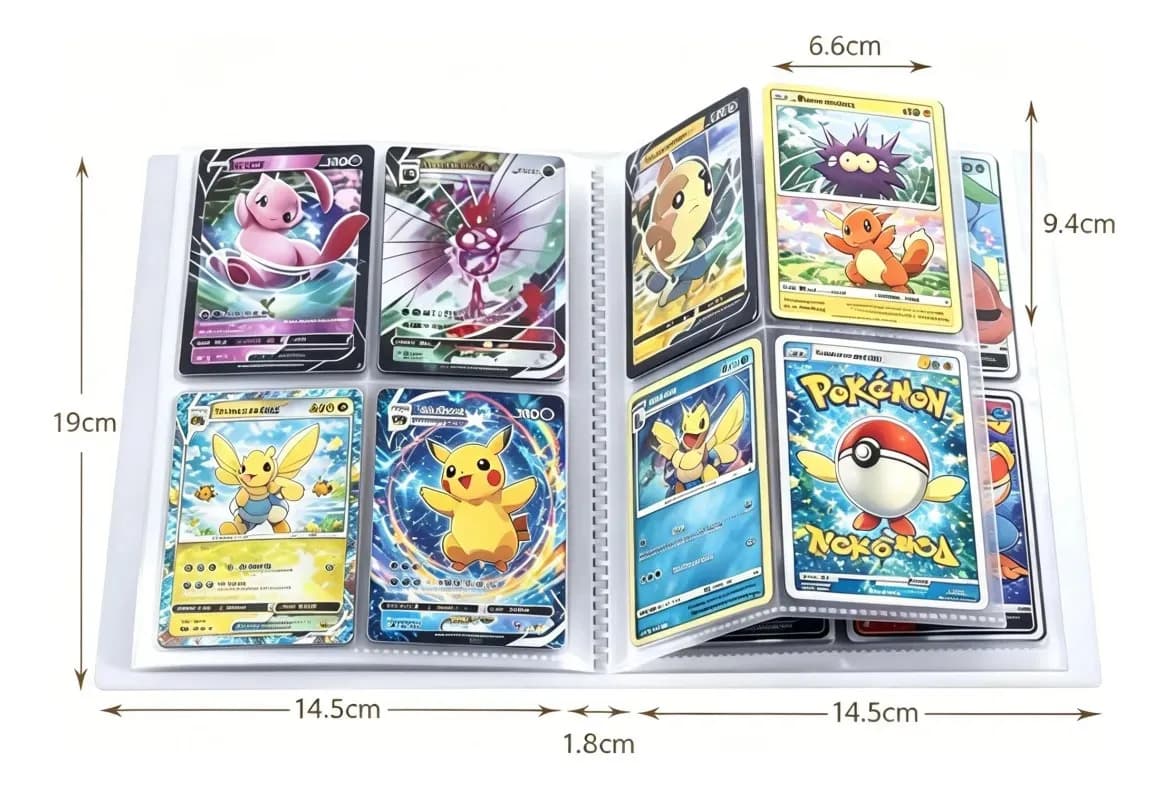 Álbum Pokémon 240 Cartas PVC Impermeável Ideal Para Crianças Tcg E Presentes — imagem 4
