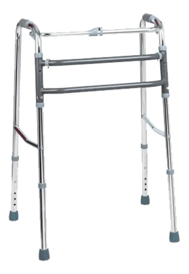 Andador 150 kg Idoso Adulto Alumínio Dobrável Articulado D10 — imagem 4
