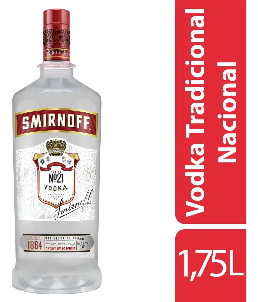 Vodka Smirnoff 1,75L — imagem 2