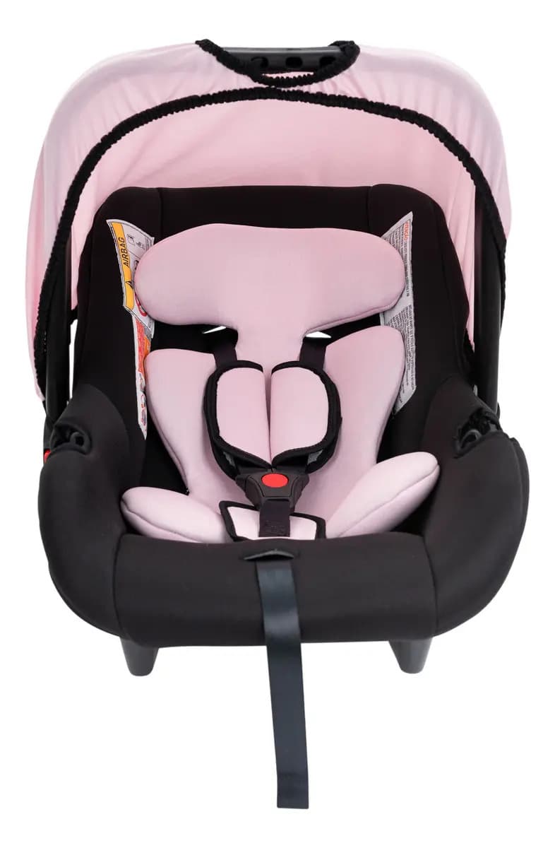 Styll Baby bebê Conforto para carro até 13 kg cor preto/rosa — imagem 2