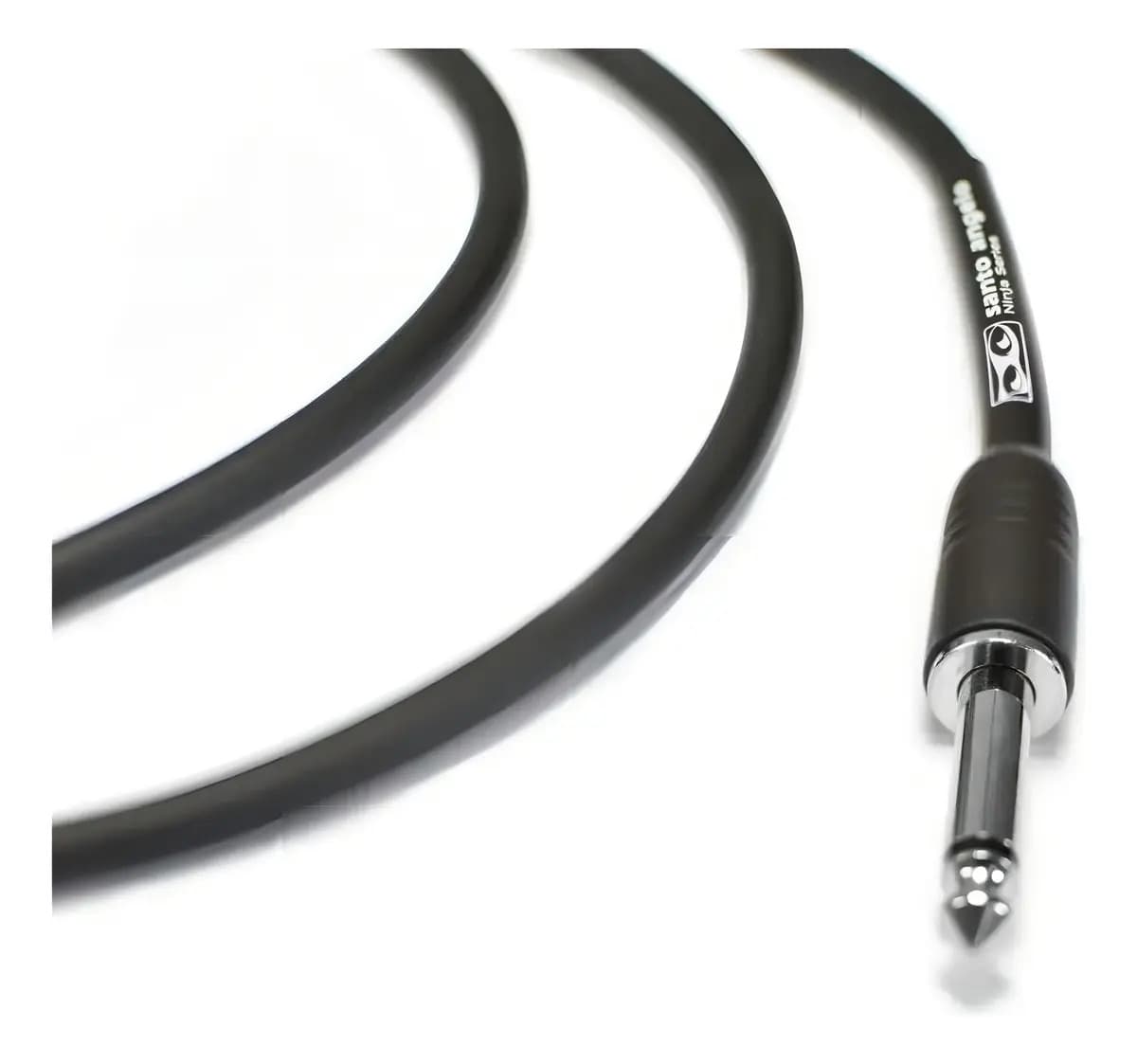 Cabo P10 Santo Angelo NINJA 30FT Guitarra Violão 9,15m Preto — imagem 4