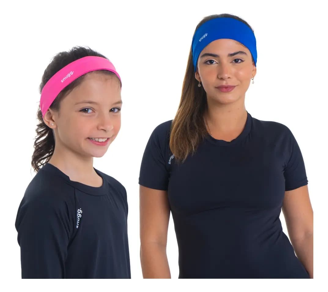 Faixa De Cabelo Elástica Headband Esportiva Proteção Uv50+ Tamanho Único — imagem 6