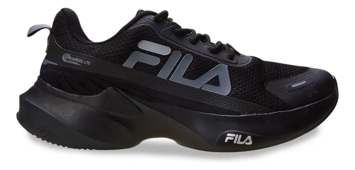 Tênis Masculino Progress Lite Fila Marinho/oliva Liso